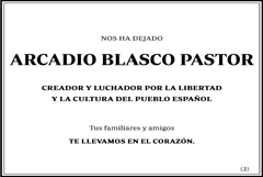 Arcadio Blasco Pastor